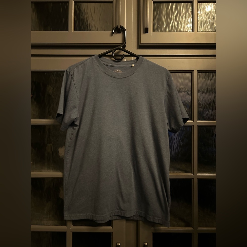 Men’s prAna Heather Denim Blue Short Sleeve Crewneck Tee